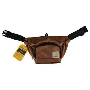 CARHARTT MENS WAIST PACK TAN WATER REPELLENT HIP BAG ADJUSTABLE STRAP - CB0401